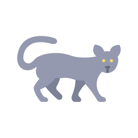 Cat icon vector image. Suitable for mobile apps, web apps and print media.のイラスト素材