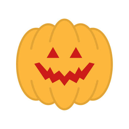 Jack-O-Lantern icon vector image. Suitable for mobile apps, web apps and print media.のイラスト素材