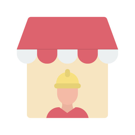 Labor Market icon vector image. Suitable for mobile apps, web apps and print media.のイラスト素材