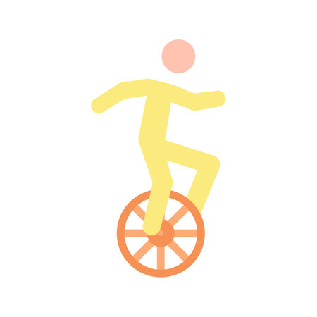 Performing at Circus icon vector image. Suitable for mobile apps, web apps and print media.のイラスト素材