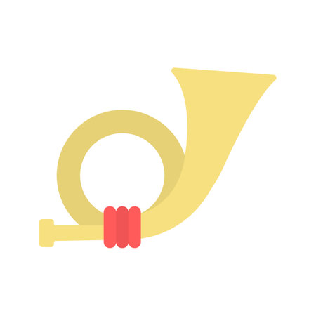 Postal Horn icon vector image. Suitable for mobile apps, web apps and print media.
