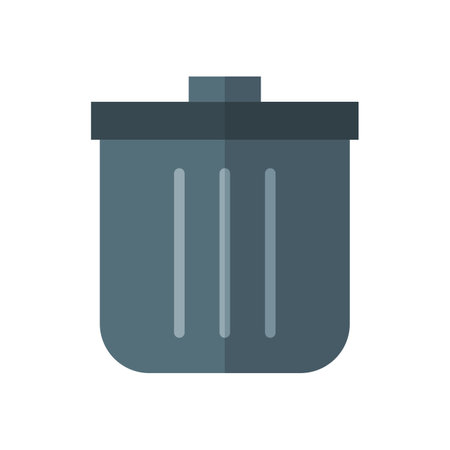 Recycle Bin icon vector image. Suitable for mobile apps, web apps and print media.のイラスト素材