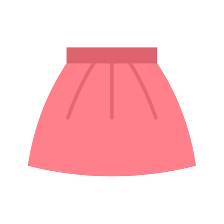 Skirt icon vector image. Suitable for mobile apps, web apps and print media.のイラスト素材