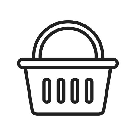 Basket icon vector image.のイラスト素材