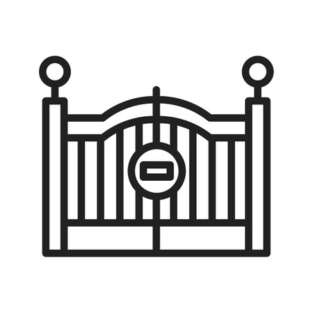 Entrance icon vector image.のイラスト素材
