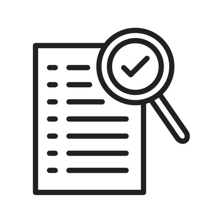 Checking icon vector image.のイラスト素材