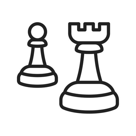 Chess icon vector image.のイラスト素材