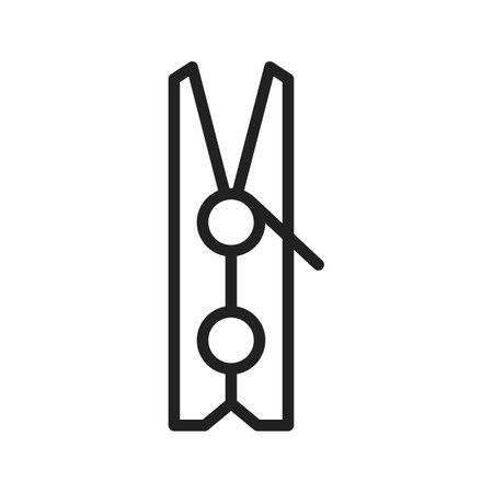 Clothespin icon vector image.のイラスト素材