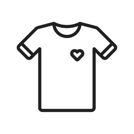T Shirt icon vector image.のイラスト素材