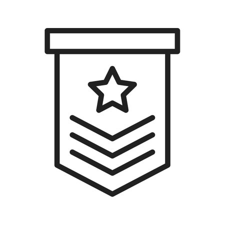 Military icon vector image.のイラスト素材