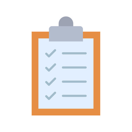 Agenda icon vector image.