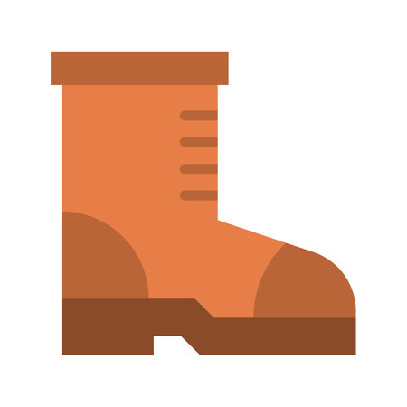 Boot icon vector image.のイラスト素材