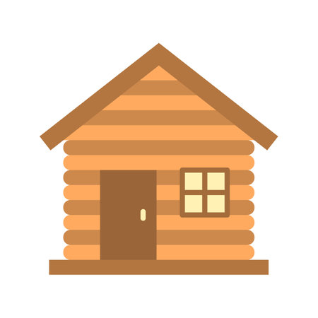 Cabin icon vector image.のイラスト素材