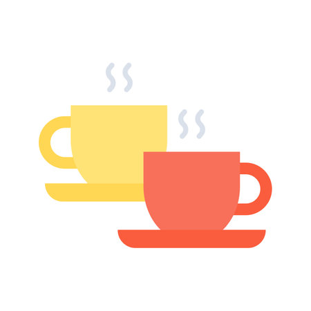 Coffee Cups icon vector image.のイラスト素材
