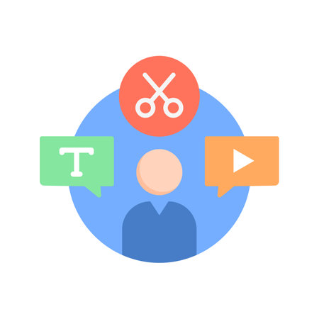 Editor icon vector image.のイラスト素材