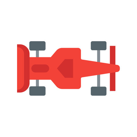 Race car icon vector image.のイラスト素材