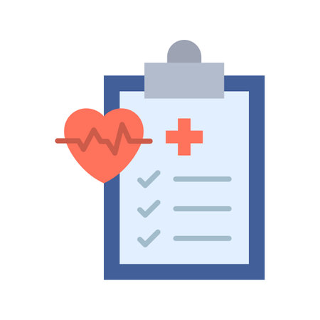 Health Checkup icon vector image.のイラスト素材