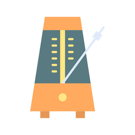 Metronome icon vector image.のイラスト素材
