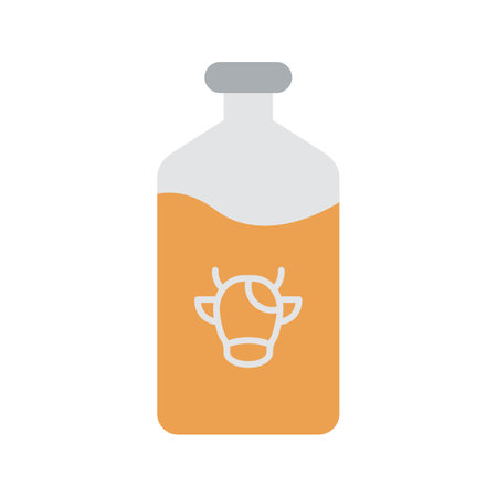 Milk icon vector image.のイラスト素材