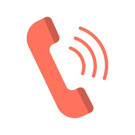 Phone Call icon vector image.のイラスト素材