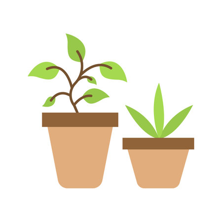 Plants icon vector image.のイラスト素材