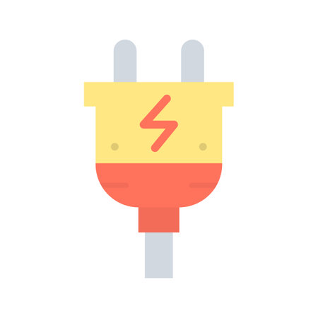 Plug icon vector image.のイラスト素材