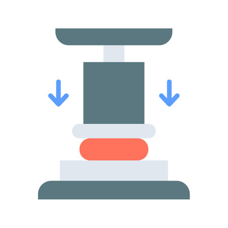 Press icon vector image.のイラスト素材