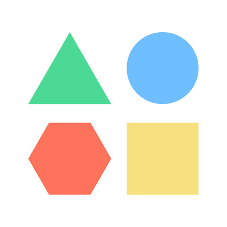 Shapes icon vector image.のイラスト素材