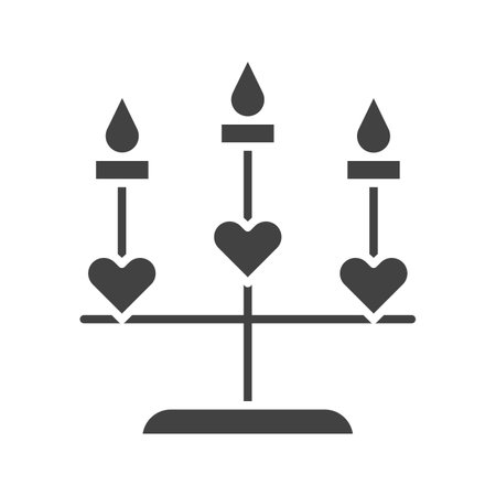 Candelabrum icon vector image.のイラスト素材