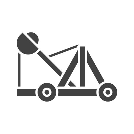 Catapult icon vector image.のイラスト素材