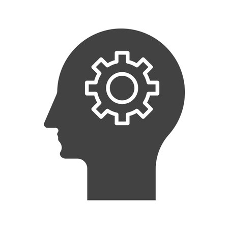 Cognitive icon vector image.のイラスト素材
