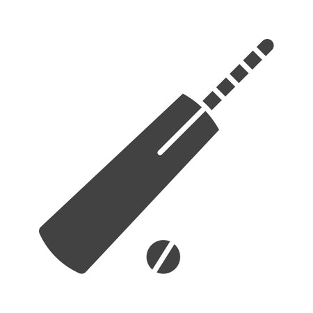 Cricket icon vector image.のイラスト素材