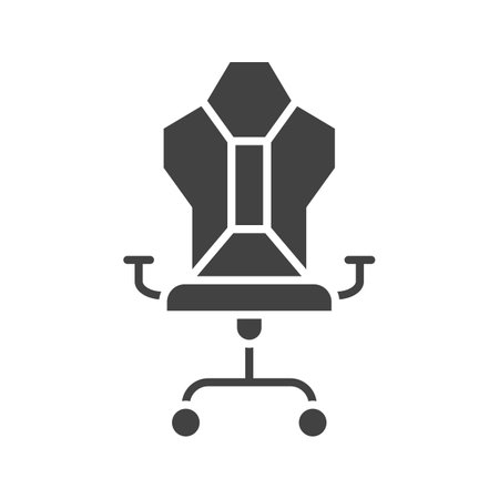 Gaming Chair icon vector image.のイラスト素材