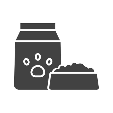 Pet Food icon vector image.のイラスト素材