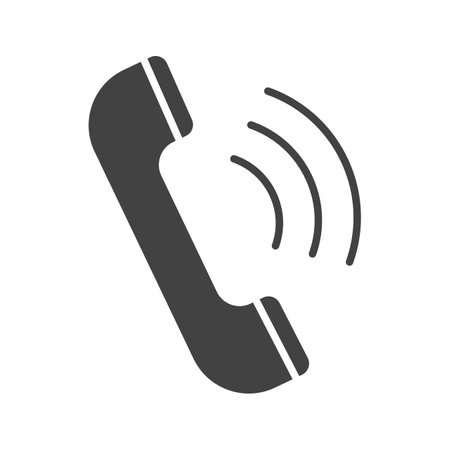 Phone Call icon vector image.のイラスト素材