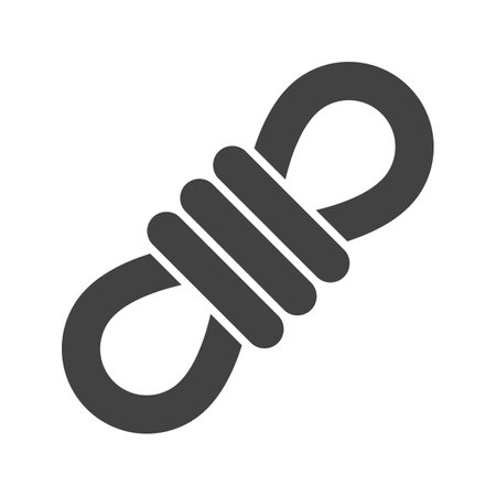 Rope icon vector image.のイラスト素材