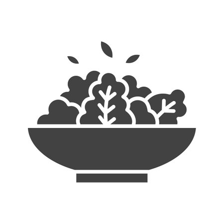 Salad icon vector image.のイラスト素材