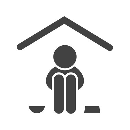 Shelter icon vector image.のイラスト素材