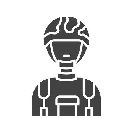 Soldier icon vector image.のイラスト素材