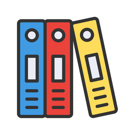 Binder icon vector image.のイラスト素材