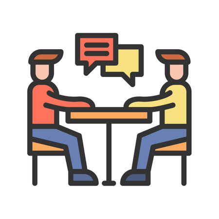 Consultation icon vector image.のイラスト素材