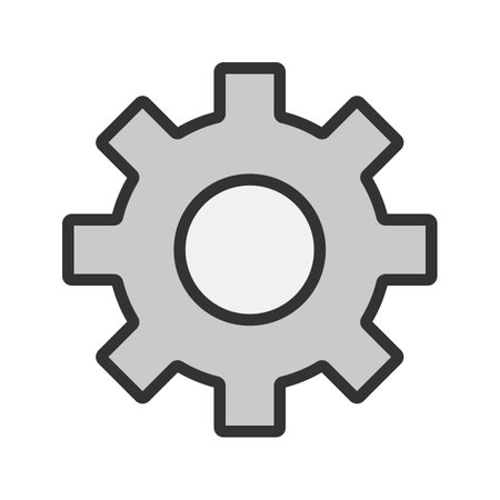 Settings icon vector image.のイラスト素材