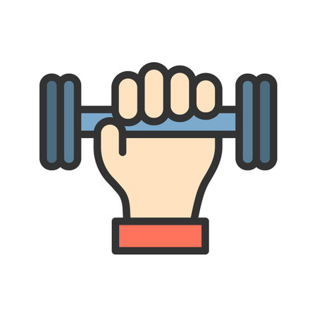 Workout icon vector image.のイラスト素材