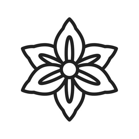 Amaryllis Icon Image.のイラスト素材