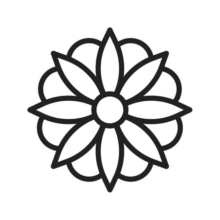 Anemone Icon Image.のイラスト素材