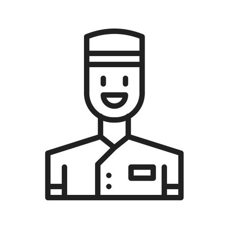 Bellboy Icon Image.のイラスト素材