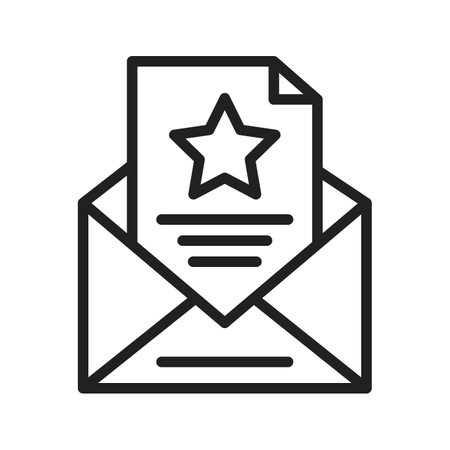 Invitation Icon Image.のイラスト素材