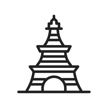 Paris Fashion Show Icon Image.のイラスト素材