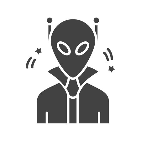 Alien Icon Image.のイラスト素材