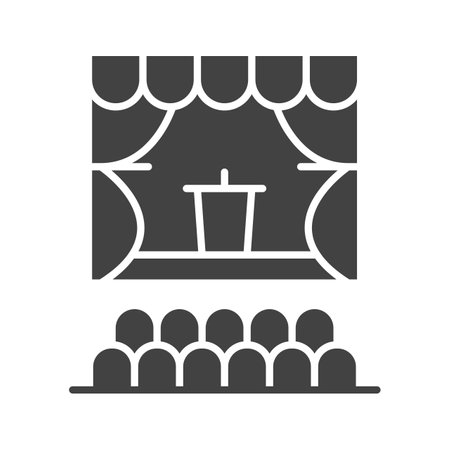 Auditorium Icon Image.のイラスト素材